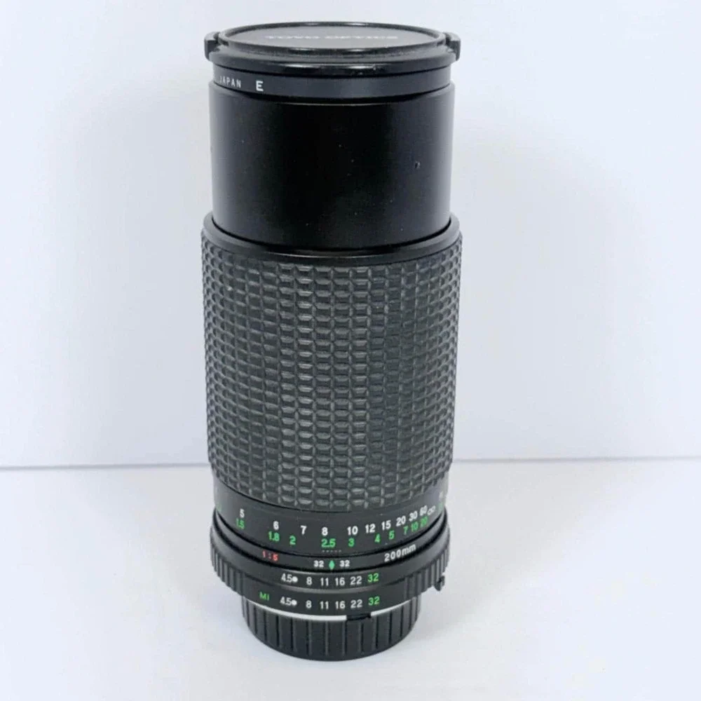Five Star 75-200mm f4.5 MC Auto Macro‎ Zoom Lens Minolta MD Mount Black